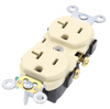 Ivory Commercial Grade Duplex Receptacle