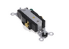 White 20 Amp Single Receptacle/Outlet Commercial Grade