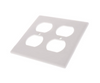 White 2-Gang Duplex Wall Plate