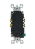 White 20A Decora Tamper-Resistant Duplex Outlet