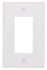 White 1-Gang Decora Midway Size Wall Plate