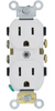 White Commercial Grade Duplex Receptacle