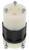 Black/White Industrial Grade Straight Blade Connector