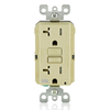 Ivory SmartlockPro Slim Tamper/Weather Resistant Self-Test GFCI Outlet