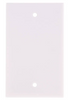 White 1-Gang No Device Blank Wall Plate