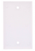 White 1-Gang No Device Blank Wall Plate