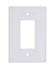 White 1-Gang Oversized Decora Electrical Wall Plate