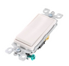 White 15 Amp 120/277V 3-Way Decora Rocker Switch