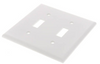 2-Gang Toggle Switch Wall Plate