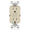 Light Almond 15A Slim Tamper Weather GFCI Receptacle 125V