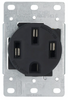 50A Industrial Grade Flush Mounting Power Outlet