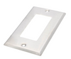Gray SS 1-Gang Midway Decora GFCI Wall Plate