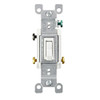 15A White 3-Way Toggle Light Switch