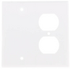 2-Gang Electrical Wall Plate Combo