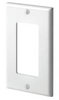 White Nylon 1-Gang Decora/GFCI Wall Plate