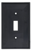 Black Nylon 1-Gang Toggle Switch Wall Plate