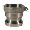 1-1/4" Male Cam & Groove Type A Adapter x FNPT Aluminum