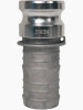 1-1/4" Type E Aluminum Cam & Groove Male Adapter x Hose Shank