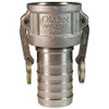 1" Type C Cam & Groove Coupler x Hose Shank Stainless Steel