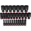 Milwaukee Tool 29PC SHOCKWAVE Impact Duty 1/2" Drive Metric Deep 6 Point Socket Set