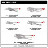 Milwaukee Tool 5 Pc. TORQUE LOCK LOCKING PLIERS KIT