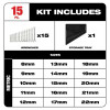 Milwaukee Tool 15 Piece Combination Wrench Set - Metric