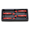 Milwaukee Tool 4-PC All-Metal Core Comfort Grip Hook & Pick Set, Chrome Plated