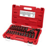 Milwaukee Tool 43PC SHOCKWAVE Impact Duty 3/8" Drive SAE & Metric Deep 6 Point Socket Set
