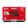 Milwaukee Tool 43PC SHOCKWAVE Impact Duty 3/8" Drive SAE & Metric Deep 6 Point Socket Set