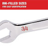 Milwaukee Tool 15pc Ratcheting Combination Wrench Set - SAE