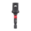 Milwaukee Tool SHOCKWAVE 1/4" Hex to 1/2" Square Socket Adapter