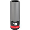 Milwaukee Tool SHOCKWAVE Impact Duty 1/2 Drive 19MM Metric Lug Nut Wheel Socket