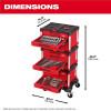 Milwaukee Tool 366 Piece Master Mechanics Hand Tool Set with PACKOUT Drawers and Dolly