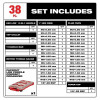 Milwaukee Tool 38PC Metric Tap & Die PACKOUT Set w/ Hex-LOK 2-in-1 Handle