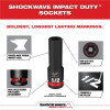 Milwaukee Tool 29PC SHOCKWAVE Impact Duty 1/2" Drive SAE & Metric Deep 6 Point Socket Set