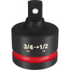 Milwaukee Tool SHOCKWAVE Impact Duty 3/4" Drive 1/2" Drive Reducer