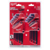 Milwaukee Tool 22-Key Ball End L-Style Hex Key Set - SAE/Metric