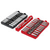 Milwaukee Tool 98pc 3/8 inch 6-Pt and 12-Pt Metric & SAE Ratchet & Socket Set with PACKOUTLow-Profile Organizer