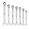 Milwaukee Tool 7pc Ratcheting Combination Wrench Set - Metric
