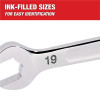 Milwaukee Tool 10MM Metric Ratcheting Combination Wrench, 12-Point, Steel, Chrome