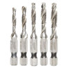 Milwaukee Tool 5 Pc SHOCKWAVE Impact Drill and Tap Bit Set