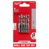 Milwaukee Tool 5 Pc SHOCKWAVE Impact Drill and Tap Bit Set