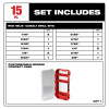 Milwaukee Tool RED HELIX Cobalt Drill Bit Set - 15PC