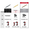 Milwaukee Tool RED HELIX Cobalt Drill Bit Set - 15PC