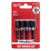 Milwaukee Tool SHOCKWAVE Impact Duty 1-7/8" Magnetic Nut Driver Set 4PC