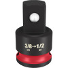 Milwaukee Tool SHOCKWAVE Impact Duty 3/8" Drive 1/2" Drive Adapter