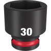 Milwaukee Tool SHOCKWAVE Impact Duty 1/2"Drive 30MM Standard 6 Point Socket
