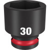 Milwaukee Tool SHOCKWAVE Impact Duty 1/2"Drive 30MM Standard 6 Point Socket