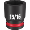 Milwaukee Tool SHOCKWAVE Impact Duty 1/2"Drive 15/16" Standard 6 Point Socket