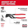 Milwaukee Tool 10 Inch Pliers Wrench Quick Adjust Parallel Jaws Non-Marring Fastening Tool 2-1/4 Inch Capacity